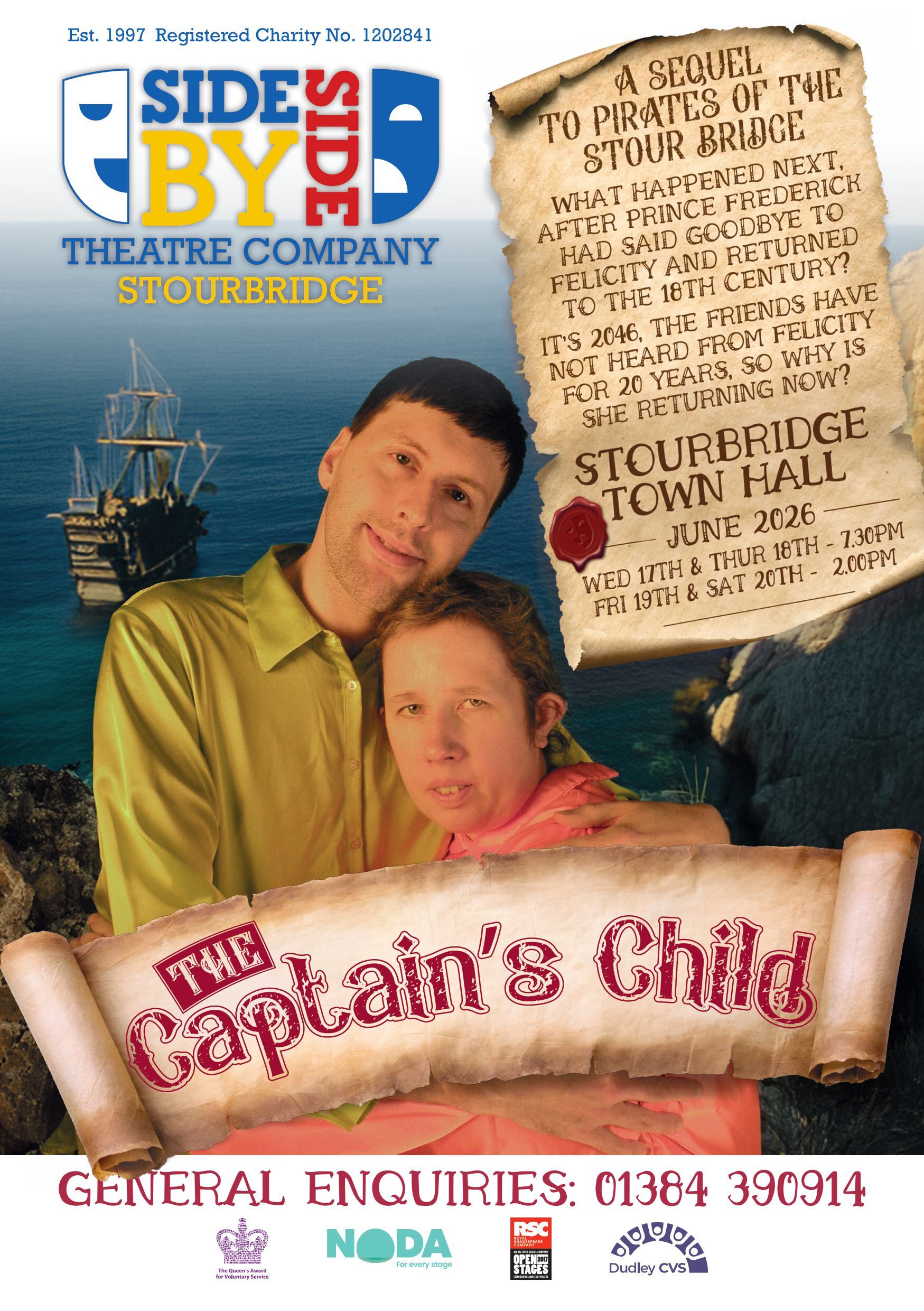 The Captains Child - show flyer